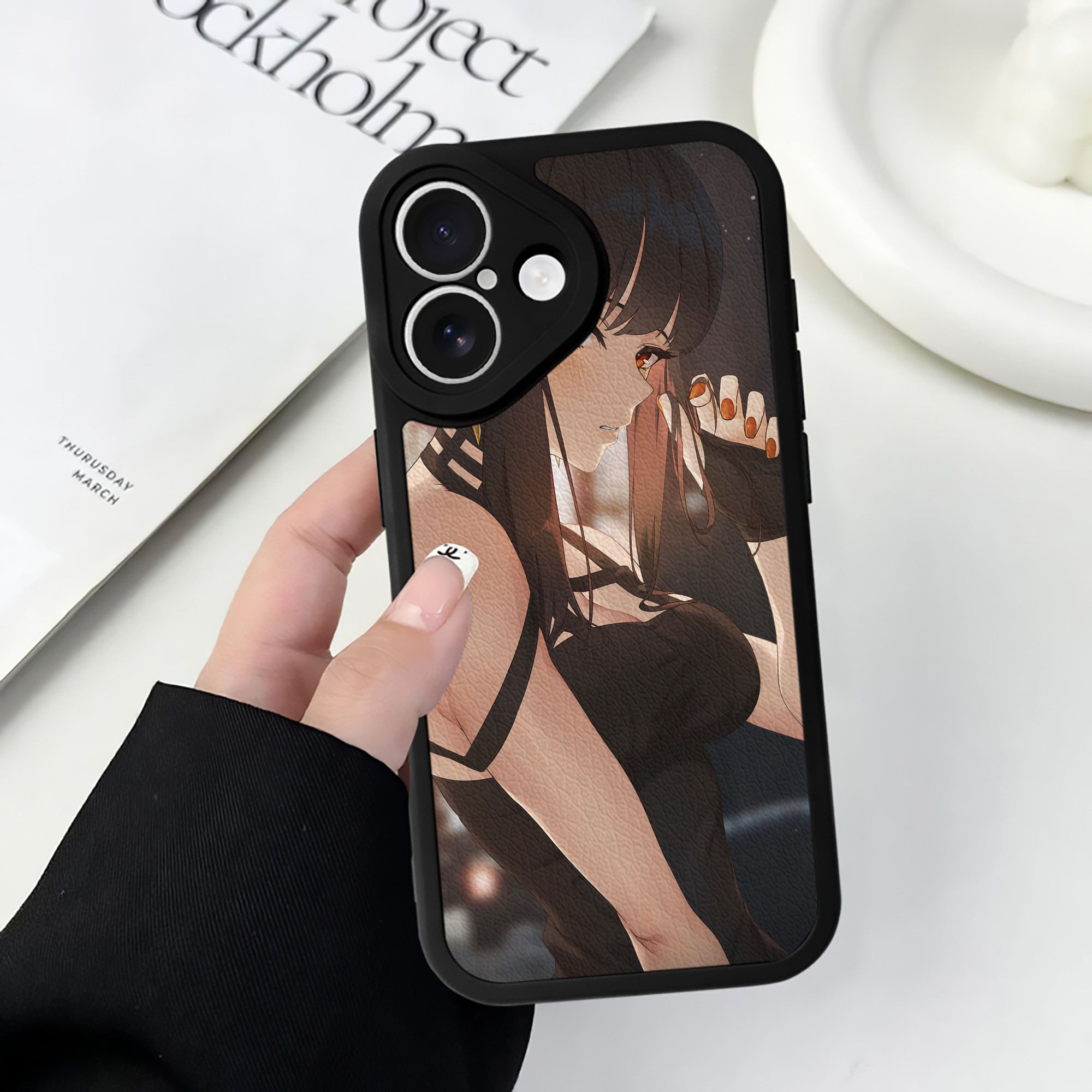 （画像用） SPY×FAMILY间谍家家酒 【iPhone 16シリーズ対応】シリコンスマホケース（レザー調） 材質：シリコン
